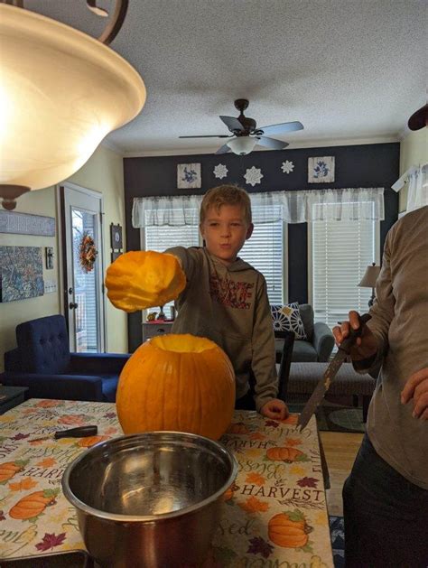 Titus Koester With Pumpkin 10 29 29 2022 7 Larry Koester Flickr