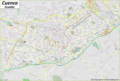 Cuenca Map Ecuador Detailed Maps Of Santa Ana De Los Cuatro R Os De