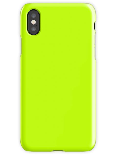 The Neon Green Iphone Case Is Shown