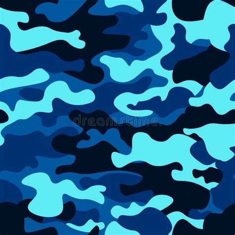 Camouflage Seamless Pattern Background Classic Clothing Style Masking