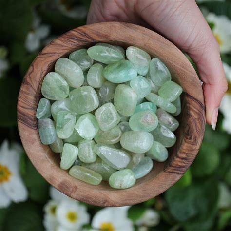 Green Calcite Tumble Stone Etsy