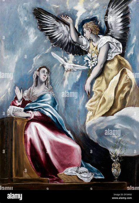 El Greco La Anunciaci N Leo Sobre Lienzo Museum Of Fine