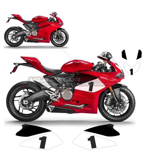 Kit de pegatinas número completo personalizable Ducati Panigale 959