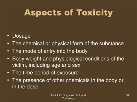 PPT Unit 7 Drugs Alcohol And Toxicology PowerPoint Presentation