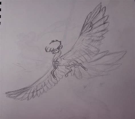 Peryton Sketch By Serenityvalley42 On Deviantart