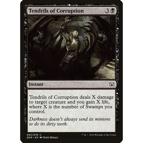 Mtg 黒英語版 《堕落の触手tendrils Of Corruption》デュエルデッキ ニッサvsオブニクシリス Nvo