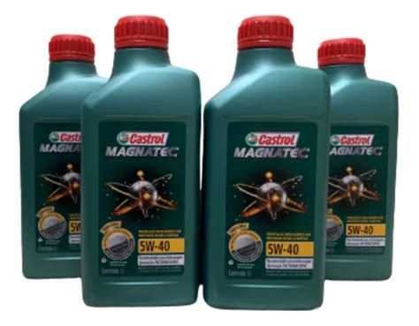 4 Lts Oleo Magnatec 5w40 Castrol A3 B4