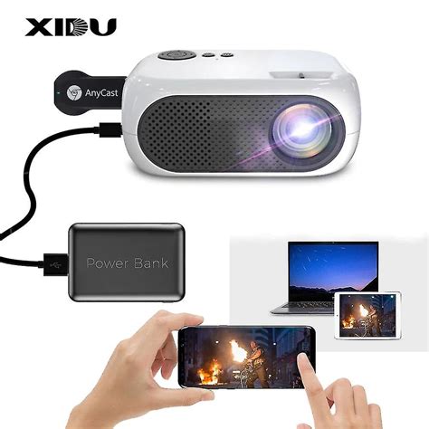 Mini Projecteur Support 1080p Full Hd Natif 480p Projecteur LED Pour