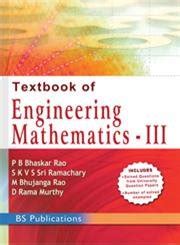 Textbook Of ENGINEERING MATHEMATICS III P B Bhaskar Rao Amazon