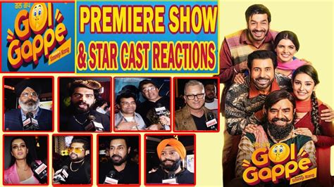 Golgappe Movie Premiere Binnu Dhillon BN Sharma Rajat Bedi