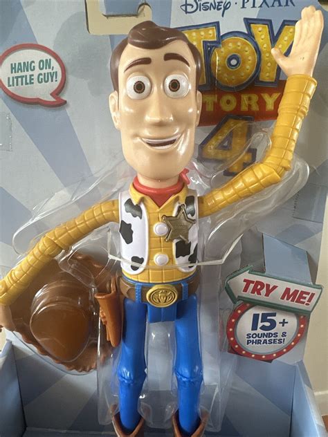 Disney Pixar Toy Story 4 True Talkers Woody 23 5cm Oz Seller Ebay