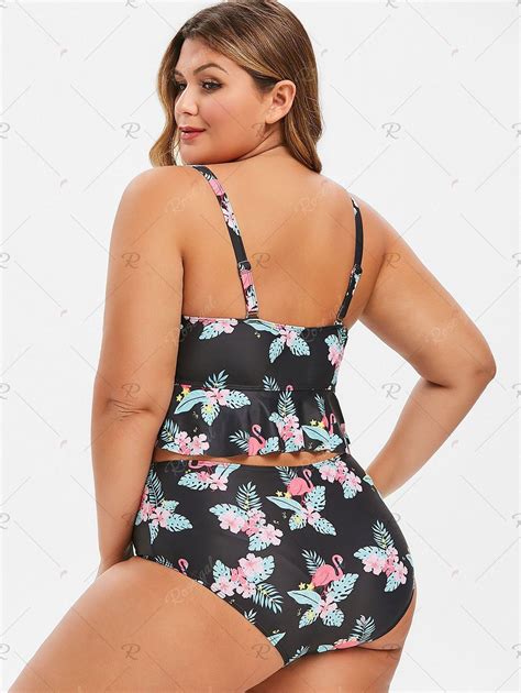 Rosegal Printed Tankini Floral Print Tankini Tankini Swimsuits