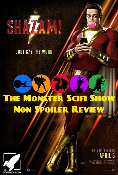 The Monster Scifi Show Podcast Shazam Non Spoiler Review The Eso