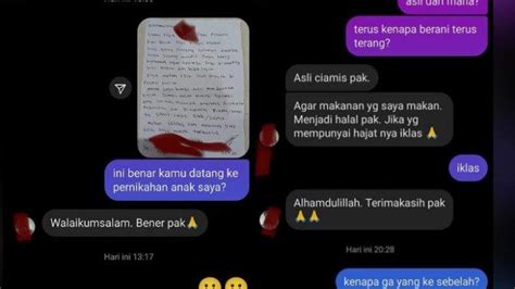 Viral Perantau Tulis Surat Ke Pemilik Hajat Ngaku Numpang Makan