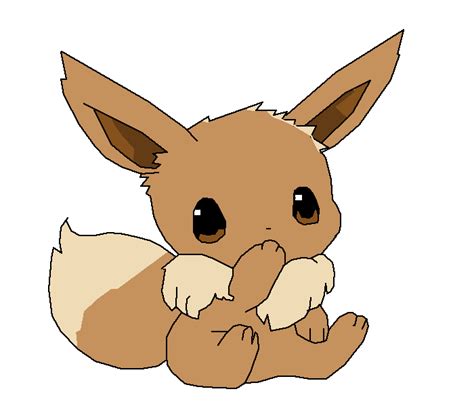 Pixilart - cute eevee by queen-of-eevees