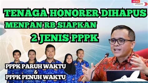 Tenaga Honorer Dihapus Menpan Rb Siapkan Jenis Pppk Semua Honorer