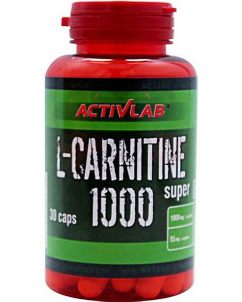 Activlab L Carnitine 1000 Super 30 Caps