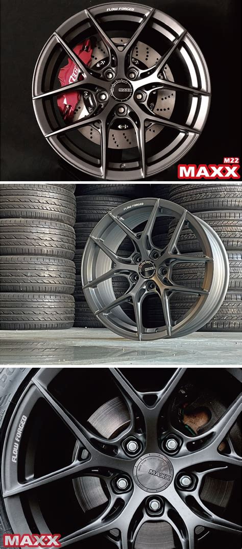 【4點數】真便宜 預購 Maxx 旋壓鋁圈輪框 M22 18吋 5孔1008jet38灰黑金【限定樂天app下單享點數回饋