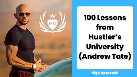 Lessons From Hustlers University Andrew Tate