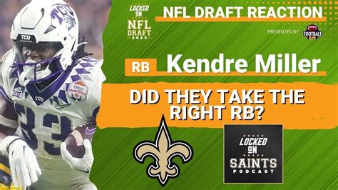 Why Kendre Miller Was Drafted By The New Orleans Saints 2023 NFL