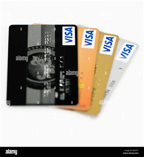 Credit Card Cutout Stock Photo Alamy