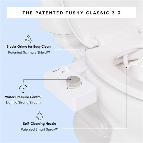 Free Shipping Tushy Classic 3 0 Bidet Toilet Seat Attachment Self