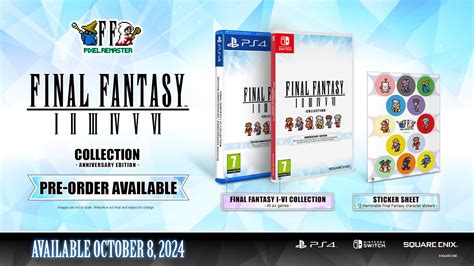 Ps Switch Final Fantasy I Vi Collection Anniversary Edition