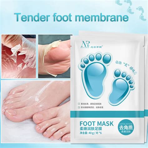 2018 1 Pair Exfoliating Foot Mask Exfoliating Foot Pedicure Jumping Foot Peeling Mask Removing ...