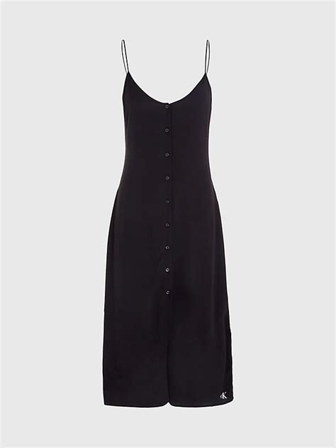 Chiffon Button Through Midi Dress Calvin Klein® J20j223061beh