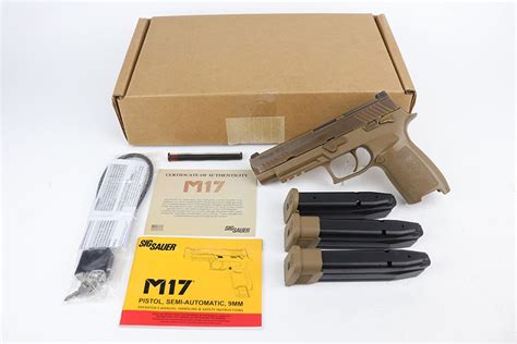 Boxed Sig Sauer M17 Us Army Legacy Collectibles