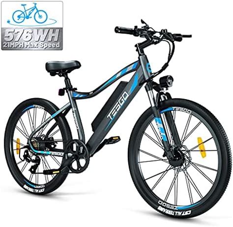 TESGO Electric Bikes For Adults Climber 26 Electric Bicycle With