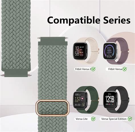 Paquete De Bandas El Sticas Compatibles Con Fitbit Versa Versaversa