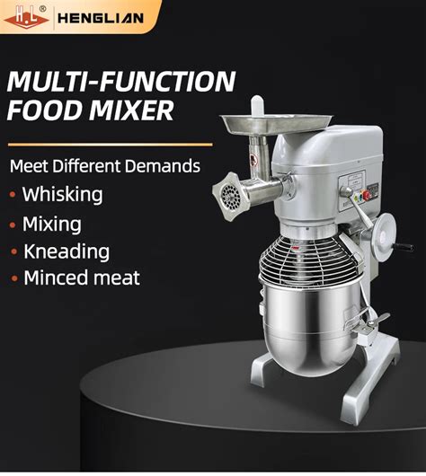 Henglian Electric M A L Food Mixer With Stainless Steel Housing Lift