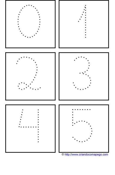 35 Atividades Números Pontilhados Para Imprimir