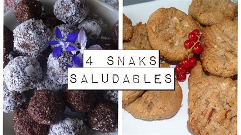 Como Bajar De Peso 4 Recetas Snacks Saludables Y Deliciosos YouTube