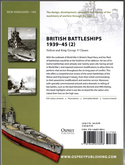 British Battleships 1939 45 2 Nelson And King George V Classes New