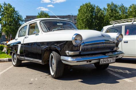 Soviet Car Brand Volga GAZ-21 Editorial Image - Image of soviet ...