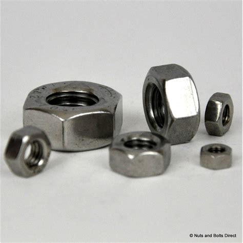 M2 5 X 0 45mm Coneloc Self Locking Hex Nut Metric A2 Stainless Steel