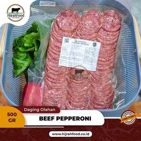 Jual Beef Pepperoni Daging Sapi Pepperoni Premium Grade Qty Gr