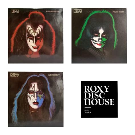 Kiss Solo Albums Ace Frehley Peter Criss Gene Simmons Vinyl Lp