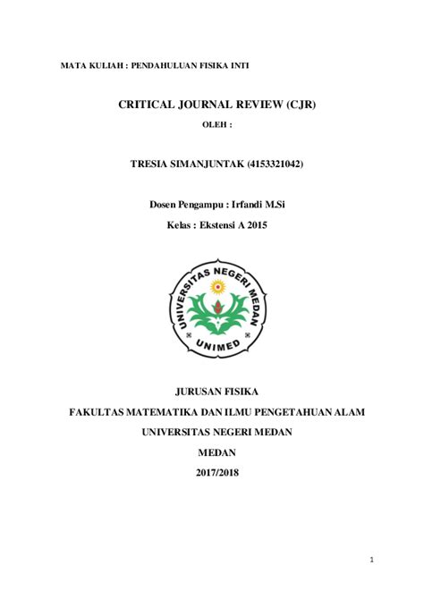 Doc Critical Journal Review Cjr