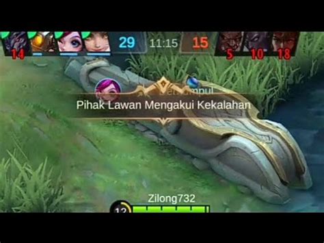 Zilong Road To Mythic Part Zhask Gg Musuh Surrender Tier Epic Badak