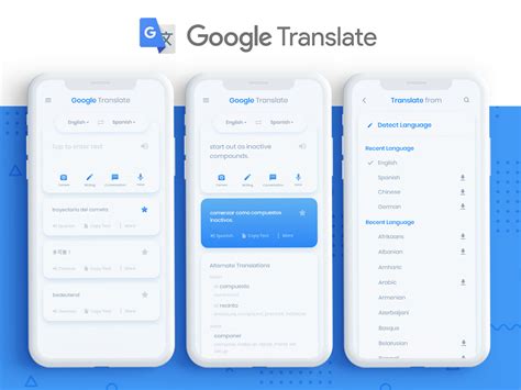 5 Innovative Google Translate App Redesign | by Domenico Nicoli | UX Planet