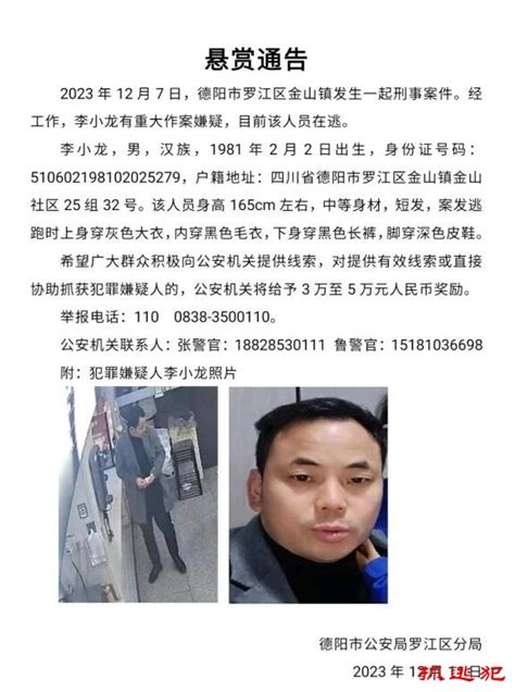 关于对犯罪嫌疑人李小龙的网上通缉在逃人员抓逃犯 全国在逃人员查询网站