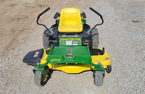 John Deere Z355e Mower Works Accel 48 Deep Deck Live And Online Auctions On