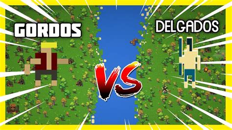 Isla De Gordos Vs Isla De Flacos Worldbox Youtube