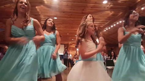 Surprise Bridesmaids Dance Youtube Wedding Dance Surprise Wedding Bridesmaid