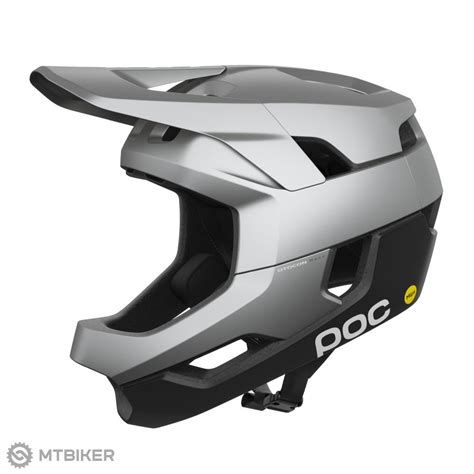 POC Otocon Race MIPS Helma Argentite Silver Uranium Black Matt