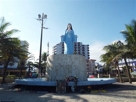 Fotos Estátua de Iemanjá Turismo Praia Grande