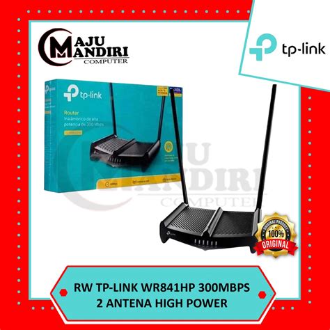 Jual Tp Link Tl Wr Hp Mbps High Power Wireless N Router Black